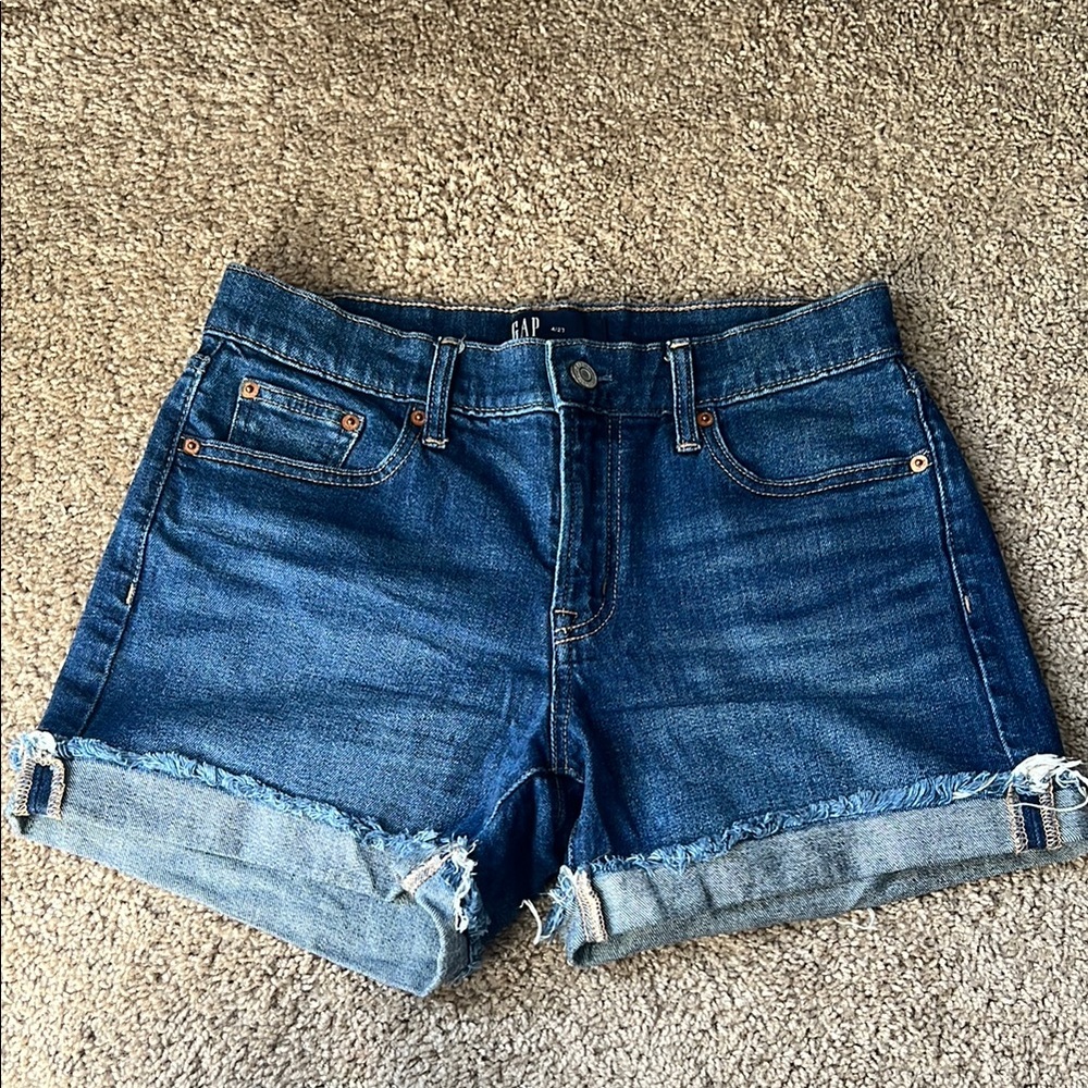 GAP Women's Blue Denim Shorts